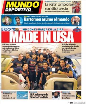 Portadas de la prensa deportiva