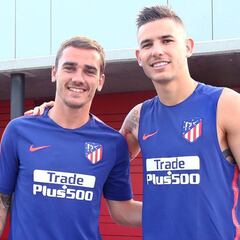 Griezmann y Lucas ya trabajan en Madrid