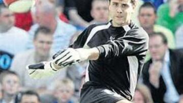 <b>CONTUNDENTE. </b>Aranzubia ha sembrado de dudas su futuro como rojiblanco.