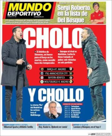 Portadas de la prensa mundial