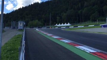 Imagen de hoy de Red Bull Ring en el Twitter de Stoner.