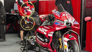 Nuevas alas traseras para las Ducati de Márquez y Pecco