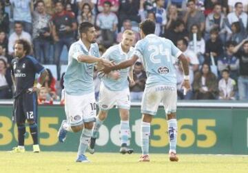 Nolito marcó un golazo. Único gol del Celta.