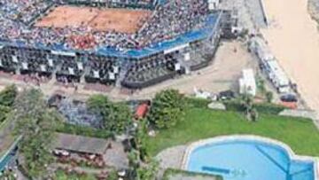 <b>IMPRESIONANTES VISTAS.</b> Santander respondió a la llamada de la Davis. Aforo completo.