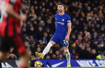 Chelsea's English defender Gary Cahill