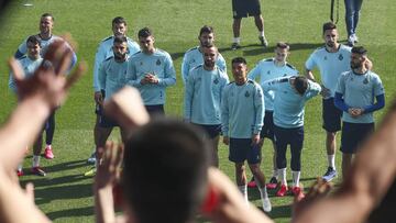 29/02/20 ESPANYOL
 ENTRENAMIENTO EN RCDE STADIUM
 GRUPO