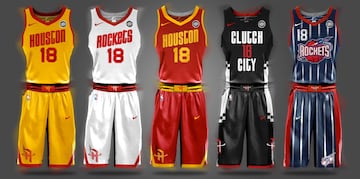 Uniforme de Houston Rockets.