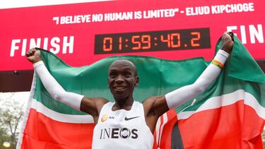 Eliud Kipchoge, en Viena.