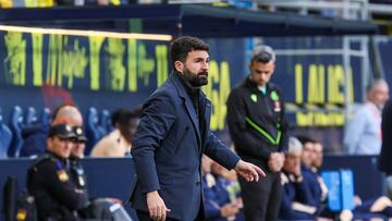 Romo, durante el choque ante el Cádiz CF.