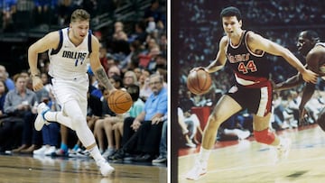 Luka Doncic y Drazen Petrovic, comparativa en su primera temporada en la NBA.