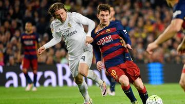 Leo Messi y Modric.