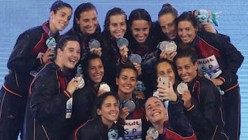 La Selección femenina de waterpolo.