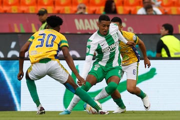 Partido entre Atlético Nacional y Atlético Huila en el estadio Atanasio Girardot, por la sexta fecha de la Liga BetPlay I-2023.