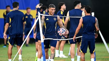 Entrenamiento de Boca Juniors.