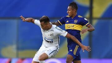 Boca Juniors y Santos empataron 0-0 en la ida de la semifinal de la Copa Libertadores.