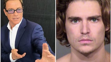 Nicholas Van Varenberg, hijo de Jean-Claude Van Damme, detenido por amenazar a su compañero de piso con un cuchillo.