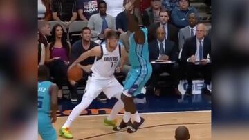 La reacción del comentarista lo dice todo: Doncic y sus 3 'rotos' a lo "Harlem Globetrotters"