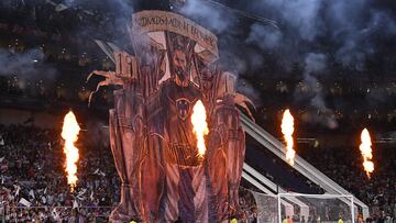   Portocolo during the quarterfinals second  leg match between Monterrey and Inter Miami as part of the CONCACAF Champions Cup 2024, at BBVA Bancomer Stadium on April 10, 2024 in Monterrey, Nuevo Leon Mexico.