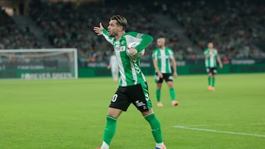 Lo Celso, durante el duelo.