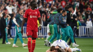 Sadio Mane, en la final ante el Real Madrid.