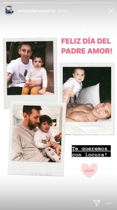 El saludo a Leo Messi y a otros futbolistas por el Día del Padre que se celebra en Argentina