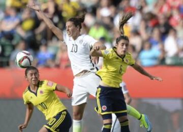 Colombia disputó cuatro partidos en Canadá 2015; ganó uno, empató otro y perdió dos.