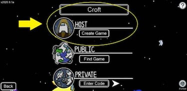 Among Us! Cómo crear partidas privadas y jugar con amigos