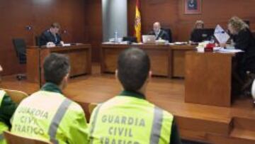 Un momento del juicio a Michael Ballack, condenado finalmente a un año y medio sin carné.