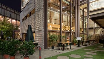 Bosco de lobos, restaurante italiano con un jardin escondido en Chueca