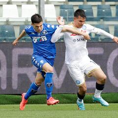 Hirving Lozano con destacada actuación en el Empoli vs Napoli