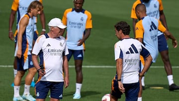 31/08/24 ENTRENAMIENTO DEL REAL MADRID EN LA CIUDAD DEPORTIVA DE VALDEBEBAS
ANCELOTTI RAUL