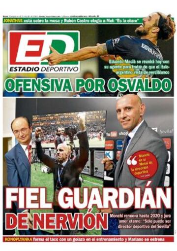 Portadas de la prensa deportiva