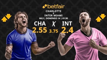 Charlotte FC vs. Inter Miami CF: horario, dónde ver, pronósticos y clasificación