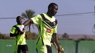 Neyder entrenando.