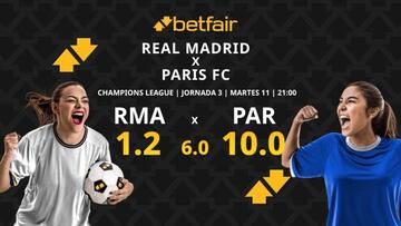 Real Madrid vs. Paris FC: horario, dónde ver, estadísticas y pronósticos