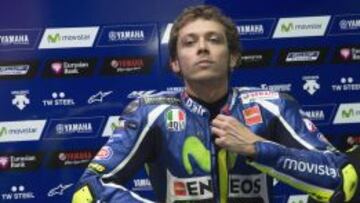 Valentino Rossi en Qatar.
