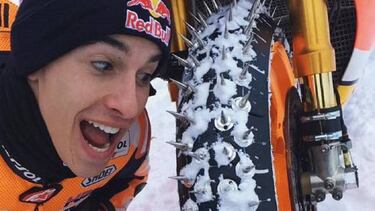 Márquez y su última locura: un caballito sobre la nieve