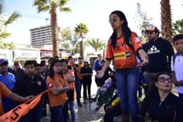 Los hinchas de Cobreloa fueron a protestar a la sede del club tras el castigo por el 'Caso Hisis' y el descenso a Primera B.