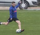 Koke acelera su recuperación; Morata trabajó con los fisios