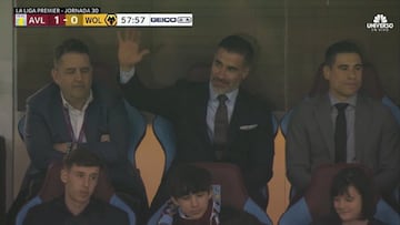 Juan Pablo Ángel y la ovación que recibió en Villa Park.