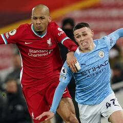 Fabinho, baja contra el Leicester