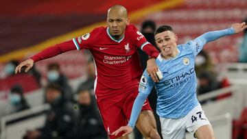 Fabinho, baja contra el Leicester