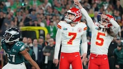 Kansas City Chiefs placekicker Harrison Butker (7)