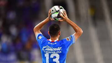 Camilo Candido of Cruz Azul during the match between Cruz Azul and Mazatlan FC as part of Round of 16 of the 2024 Leagues Cup at Audi Field Stadium on August 13, 2024 in Washington, United States.