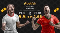 Polonia vs. Portugal: horario, TV, pronósticos, estadísticas y clasificación