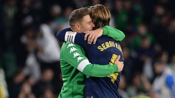 Joaquín, con Sergio Ramos.