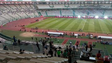 Gran ambiente previo al Argentina vs México