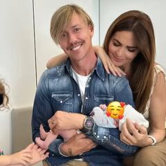 Guti ya es abuelo: Zayra Gutiérrez da a luz a su primer hijo