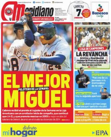 Portadas de la prensa deportiva