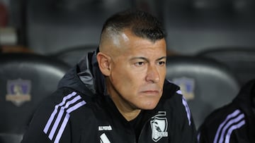 Futbol, Colo Colo vs Nublense
Fecha 11, Liga de Primera 2025.
El entrenador de Colo Colo Jorge Almiron, es fotografiado durante el partido de primera division contra Nblense disputado en el en el estadio Monumental Davis Arellano, Santiago, Chile.
19/05/2025
Felipe Zanca/Photosport
Football, Colo Colo vs Nublense
11th turn, Division League 2025.
Colo ColoÕs head coach Jorge Almiron, is pictured during the first division match at the Monumental Davis Arellano Stadium, in Santiago, Chile.
19/05/2025
Felipe Zanca/Photosport